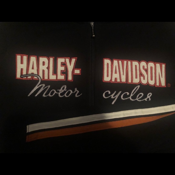 Harley-Davidson Zip-Up Hoodie - Black Size Small - Picture 6 of 6